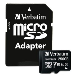 MICRO SD XC 256 GB VERBATIM...