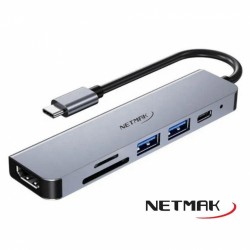 HUB USB NETMAK NM-6EN1...