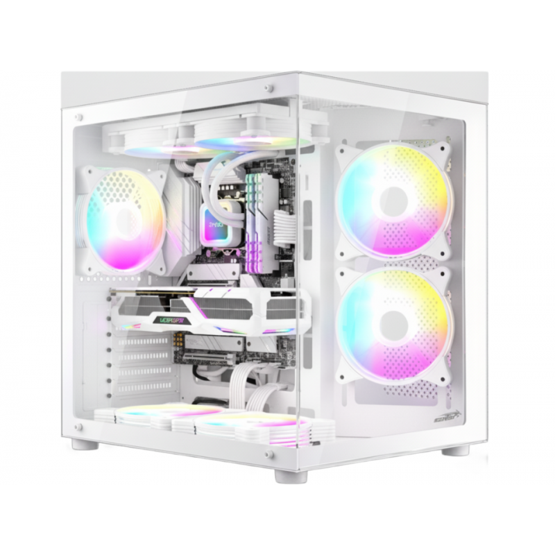 Sentey Cs Cube GABINETE SENTEY ARGB ZEUS WHITE ZEUS-WHAT