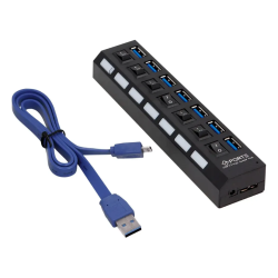 HUB USB 7 PUERTOS 3.0 CON...