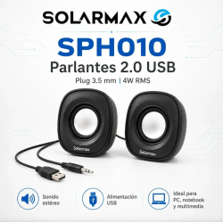 PARLANTE PC SOLARMAX SPH010...