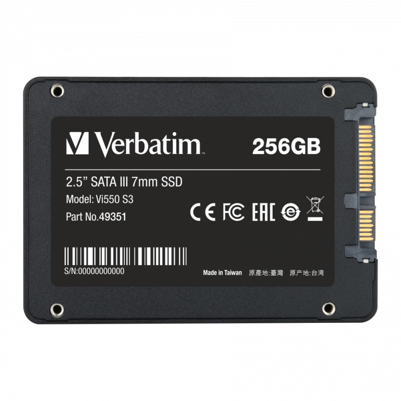 Disque dur Verbatim 49351 256 GB main image 0